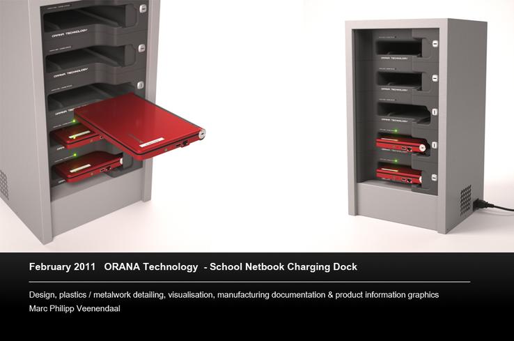 School Laptop Charging Station